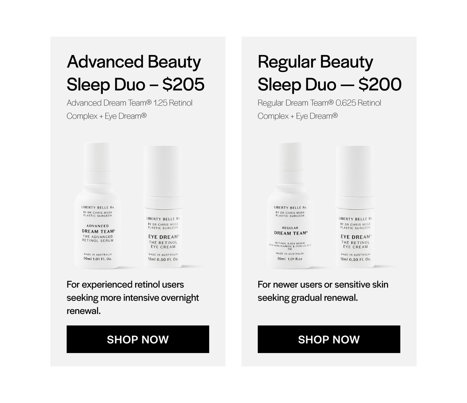 Beauty Sleep Duos