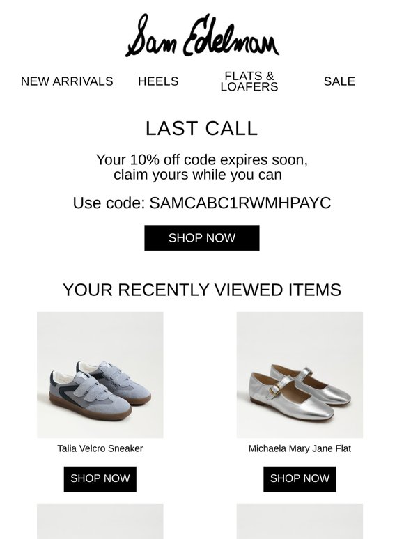 Last chance to get your pair...