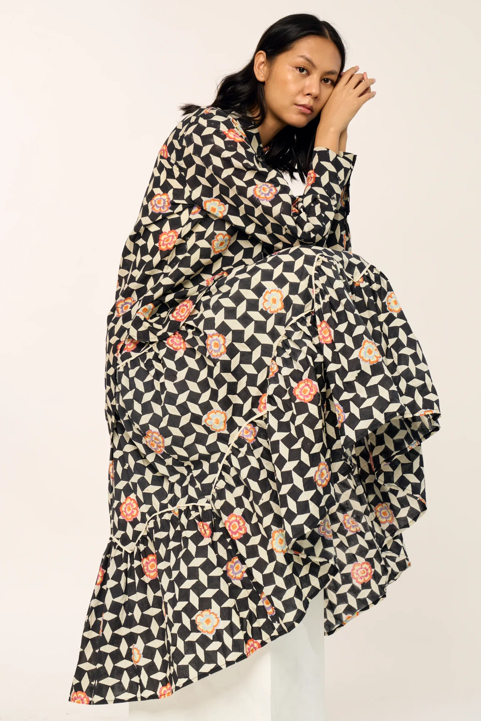 Image of MOSS SKIRT | ATLAS FLORAL