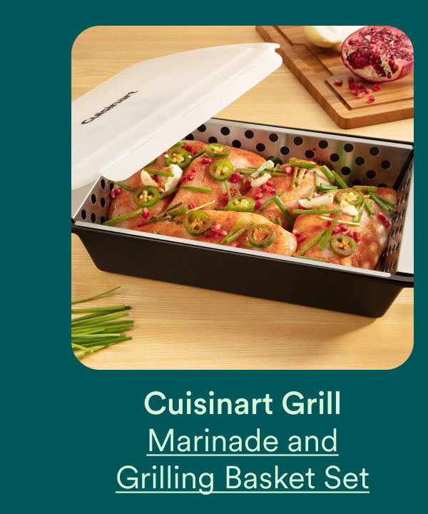 Shop Cuisinart Grill Marinade and Grilling Basket Set