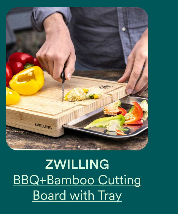 Shop Zwilling BBQ+ Bamboo Cutting Board with Tray