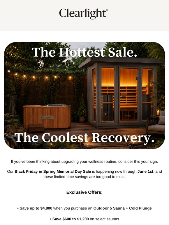 Up to $4,800 Off + FREE Red Light Therapy Gift