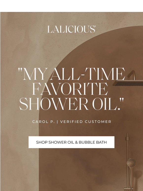 "My all time favorite shower oil." ⭐⭐⭐⭐⭐
