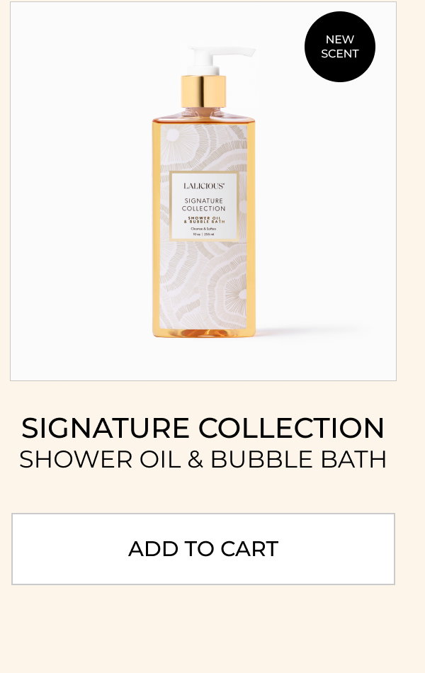 signature collection shower oil & bubble bath Add to cart