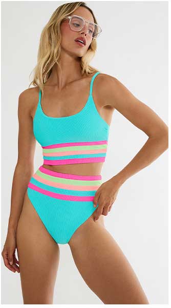 Blue swim set