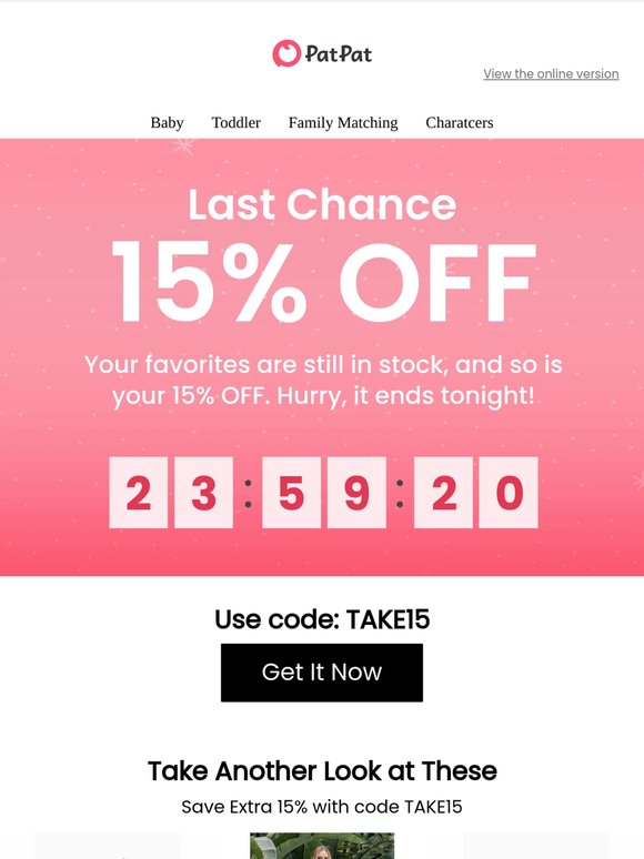 ⏰ Last Chance — 15% OFF Ends Tonight