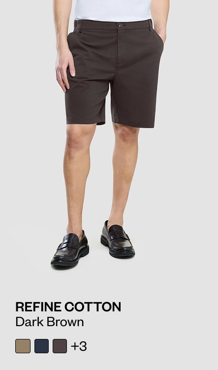 REFINE COTTONS SHORTS