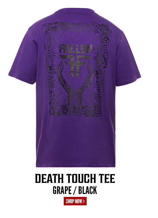 Death Touch Tee | Grape/Black