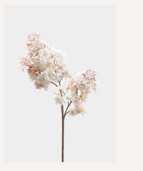 Pink Cream Artificial Lilac Flower