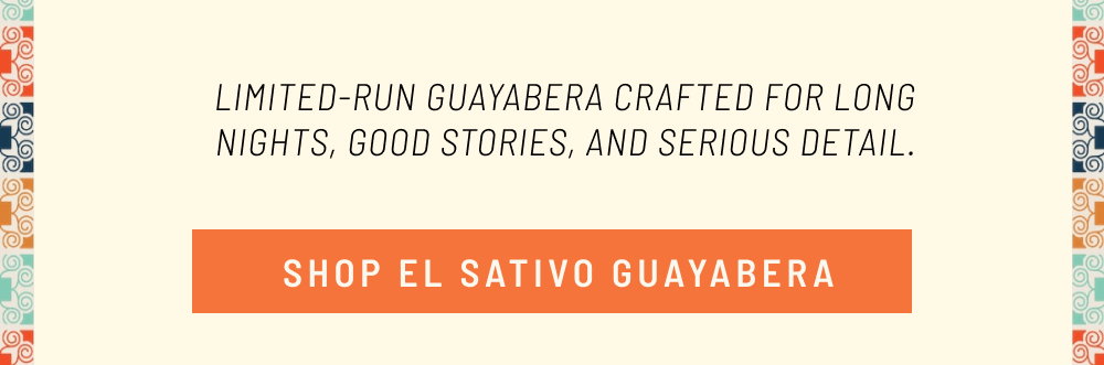 Limited-run guayabera crafted for long nights, good stories, and serious detail.