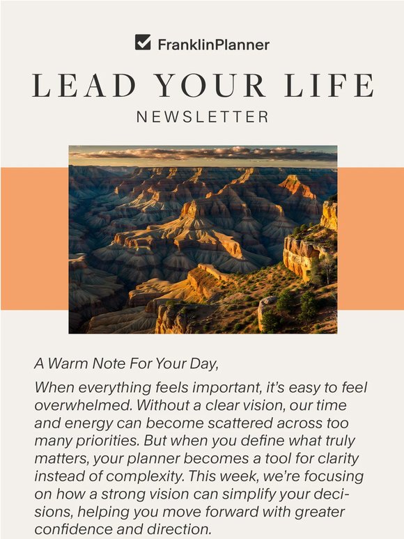 Your Lead Your Life Newsletter Is Here