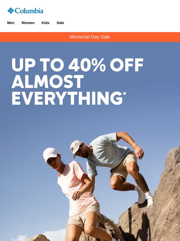 Kickstart summer with up to 40% off.