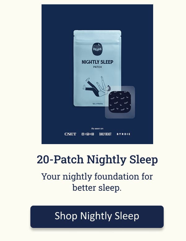DEEPS Nightly Sleep Patch