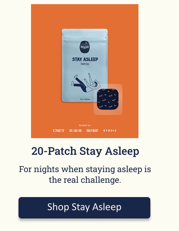 DEEPS Stay Asleep Patch