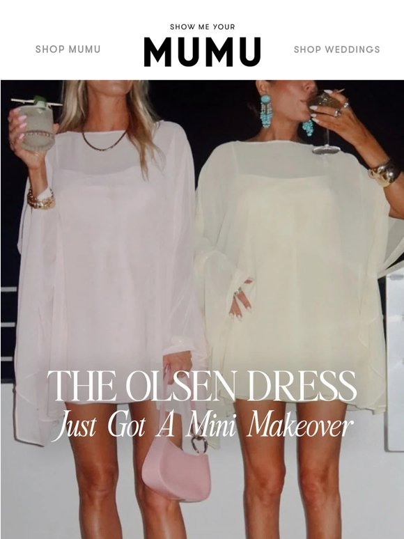 The dress of 2026 now in a mini...