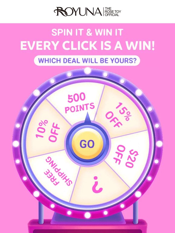 Ready to Play? Spin to Win 👀