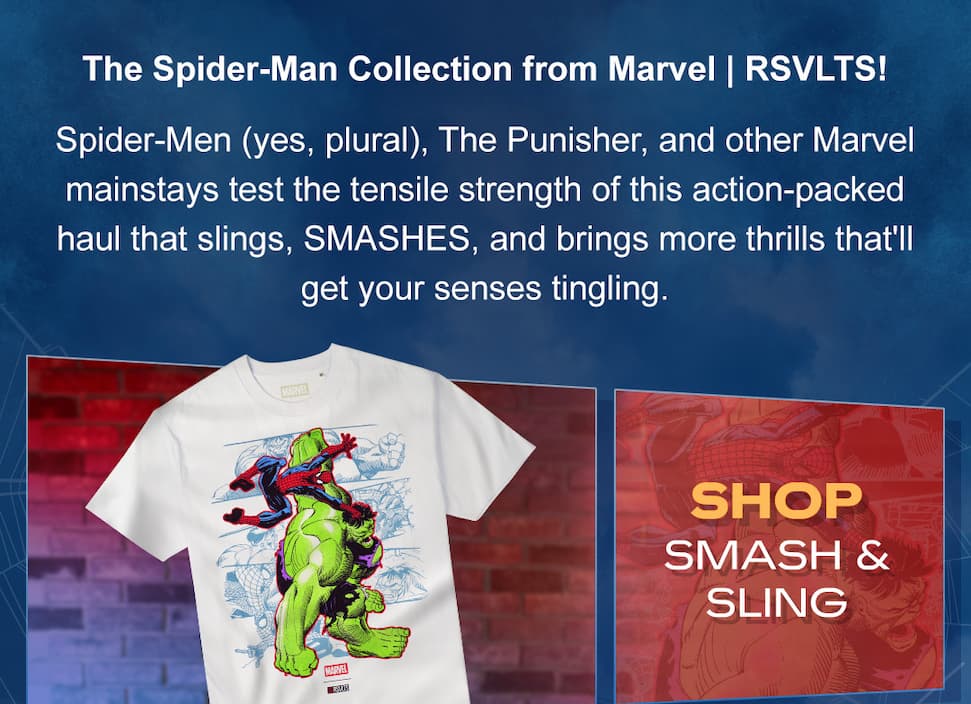 The Spider-Man Collection from Marvel RSVLTS. Shop Smash and Sling
