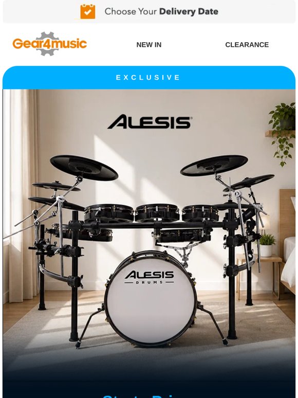 Meet the Gear4music-exclusive Alesis Strata Prime kit