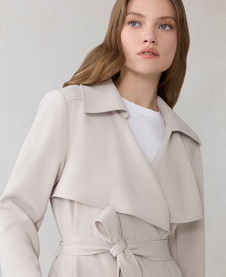 DIMITRA Relaxed-Fit Belted Trench