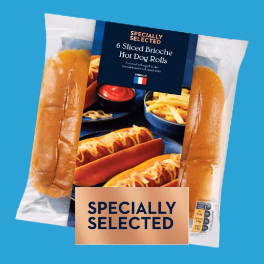 Sliced Brioche Hot Dog Rolls Product Image