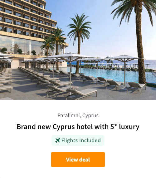 Brand new Cyprus hotel with 5* luxury