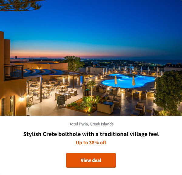Stylish Crete bolthole with a traditional village feel