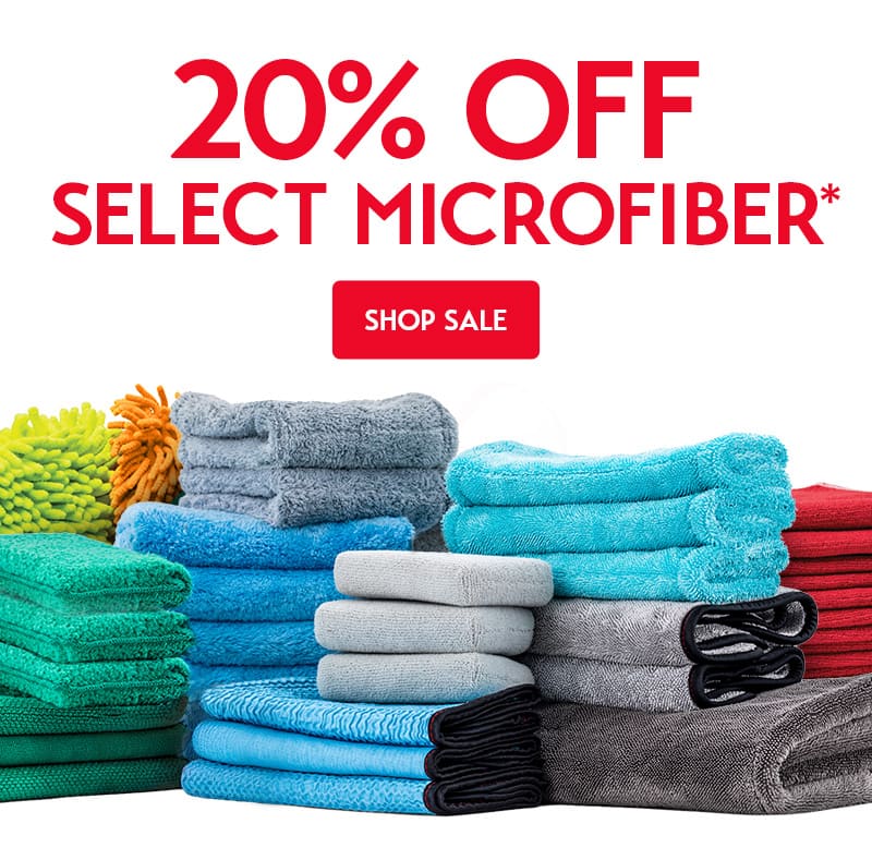 20% off all microfiber (exclusions apply)