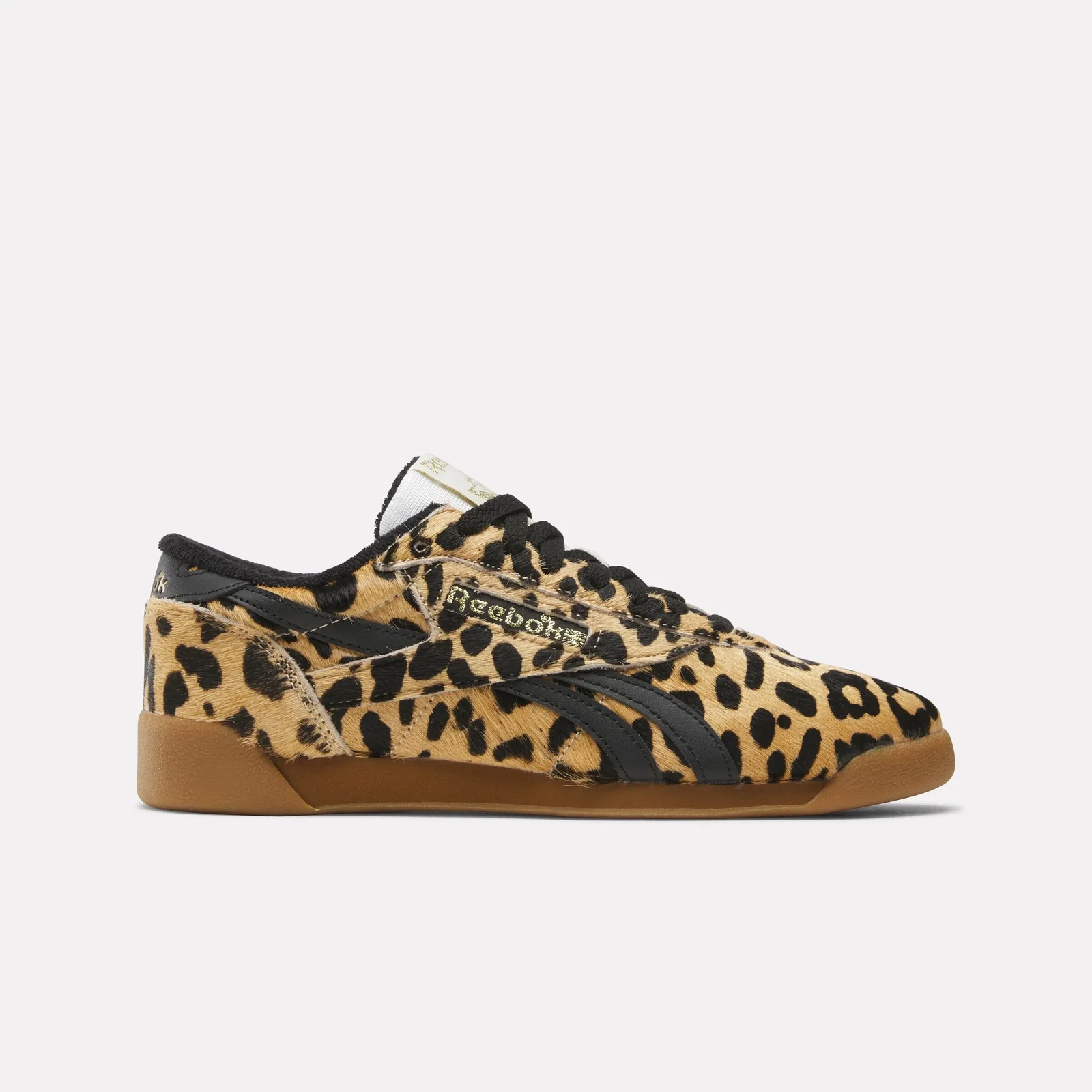 Image of REEBOK FOOTWEAR WOMEN Freestyle Lo Shoes WOMEN CHEETAH/BLACK/CHALK