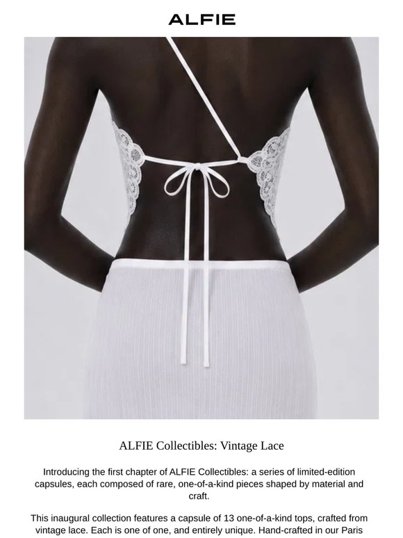 Early Access: One-of-a-Kind Vintage Lace Tops