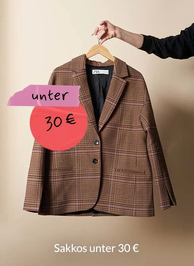 Sakkos unter 30 €