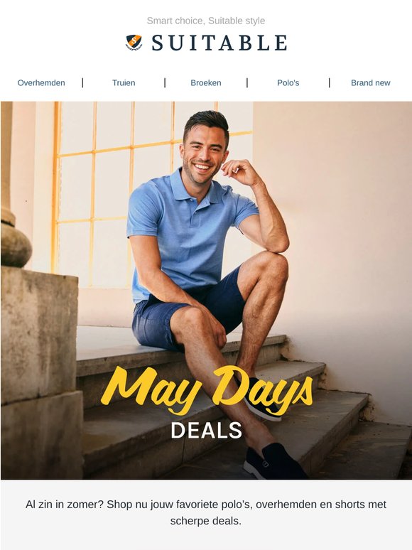 Nieuw: May Days Deals ☀