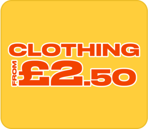 Clothing from £2.50