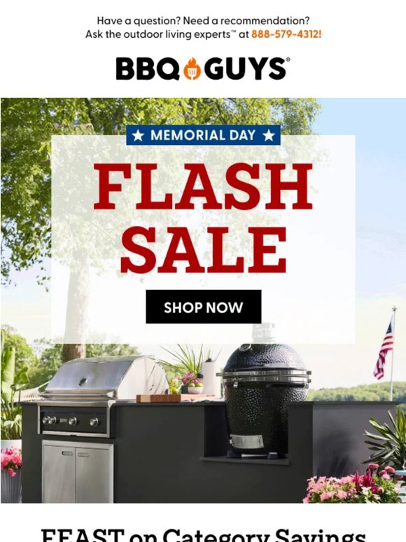 Our Memorial Day Flash Sale is LIVE!