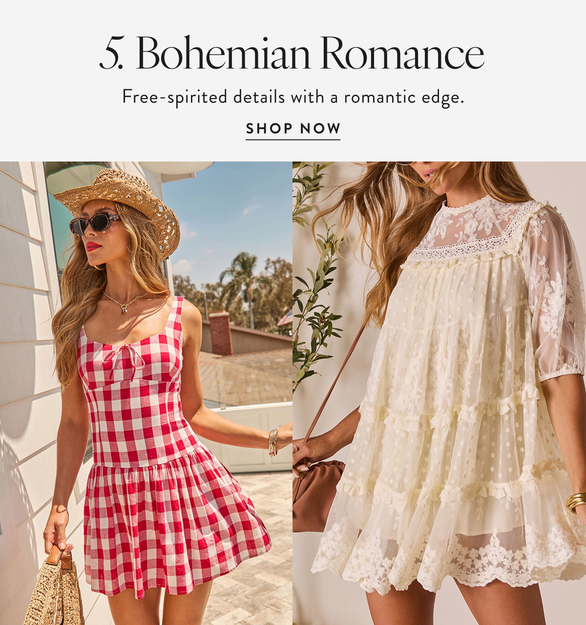Bohemian Romance. Shop Now