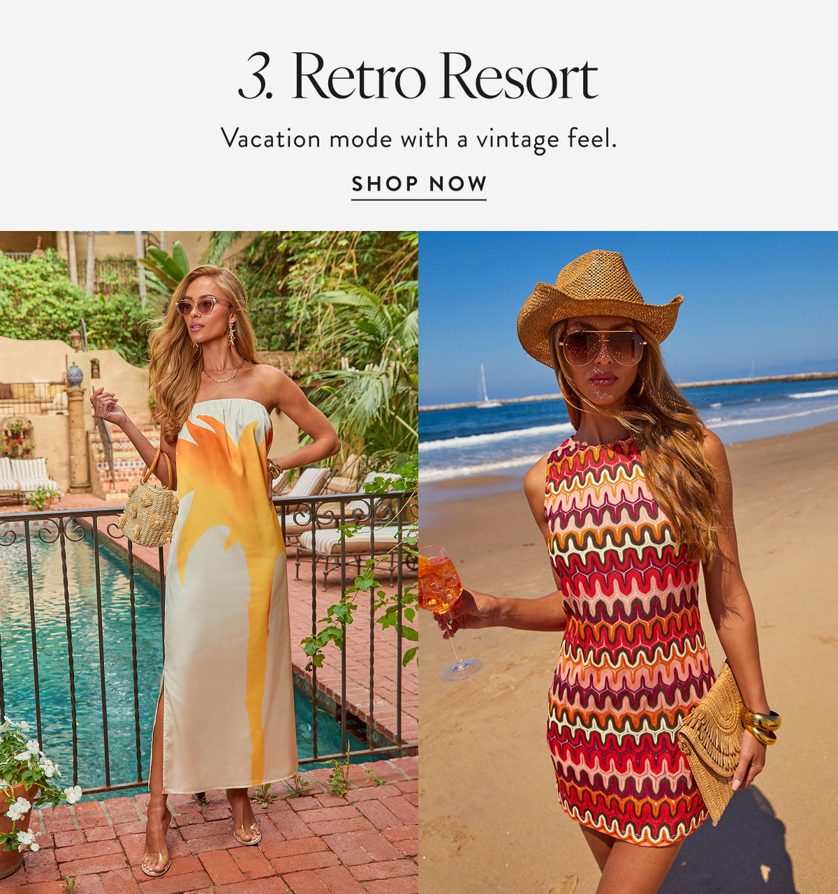 Retro Resort. Shop Now