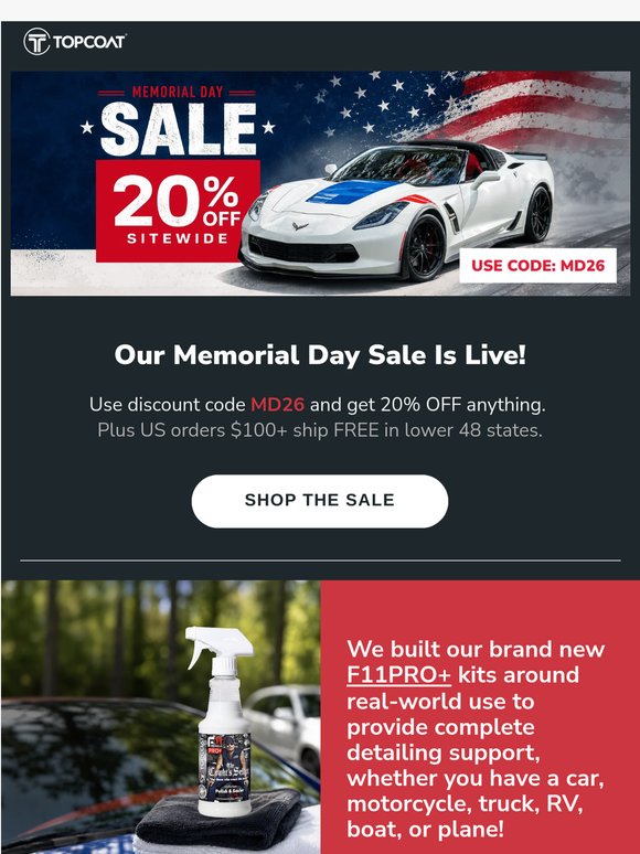 New Formula. New Kits. 20% OFF for Memorial Day!