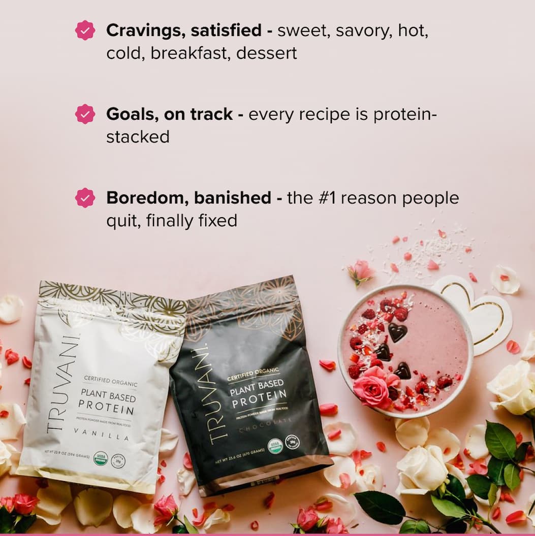 ✅ Cravings, satisfied - sweet, savory, hot, cold, breakfast, dessert ✅ Goals, on track - every recipe is protein-stacked  ✅ Boredom, banished - the #1 reason people quit, finally fixed