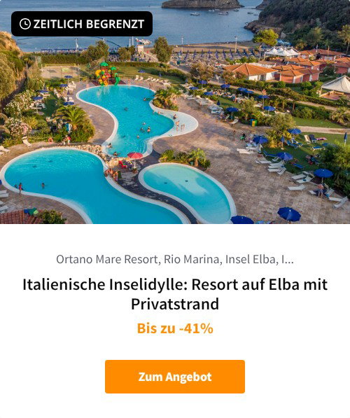 Italienische Inselidylle: Resort auf Elba mit Privatstrand