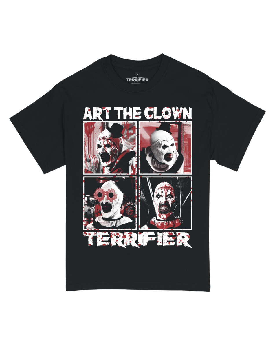Art the Clown Four Square T Shirt - Terrifier