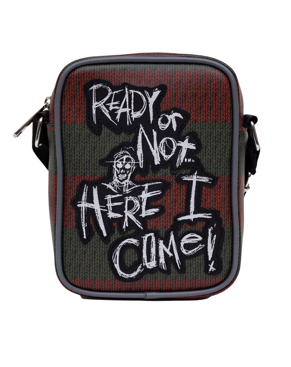 Buckle-Down Freddy Krueger Ready or Not Crossbody Bag - A Nightmare on Elm Street