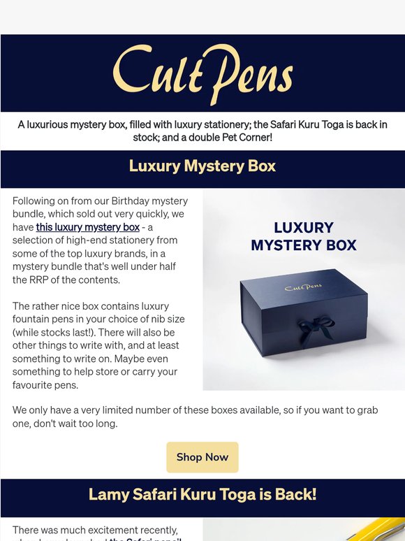 A Luxury Mystery