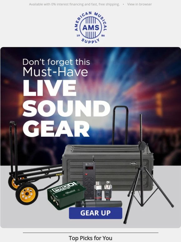 Live Sound Essentials You Need - Get Yours Now