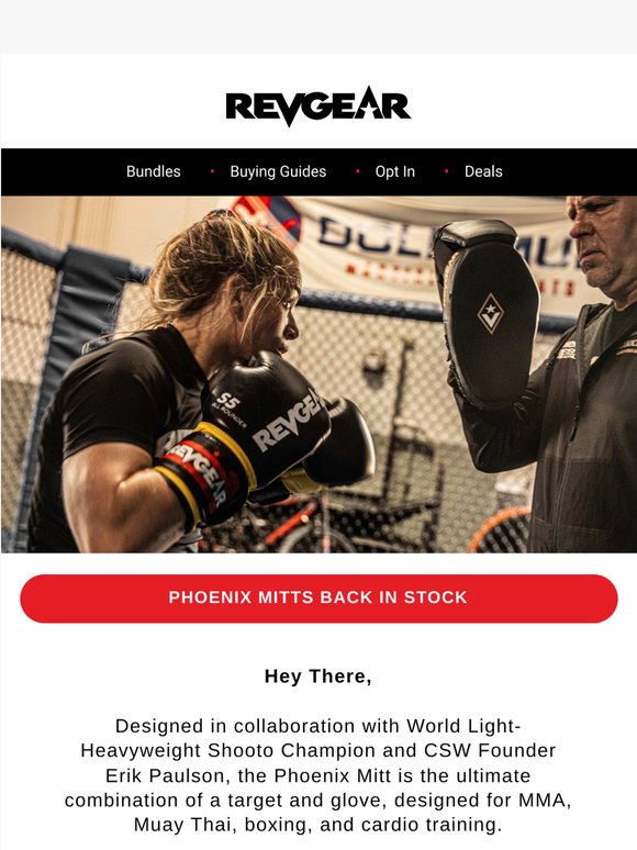 Phoenix Mitts Are Back in Stock!