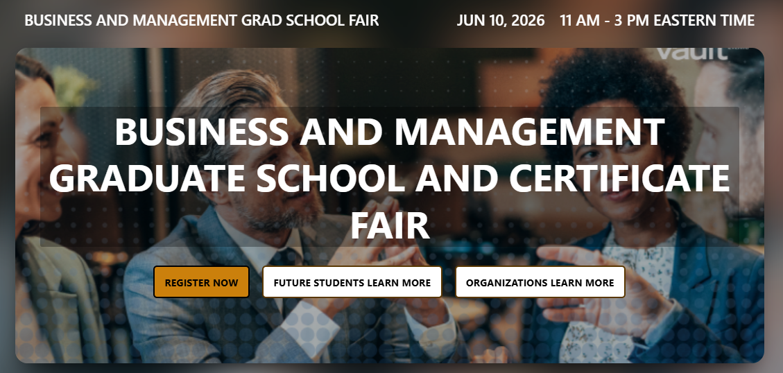 Business and Management Grad School Fair