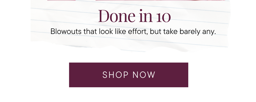 30% off the Interchangeable Blow Dry Brush* 