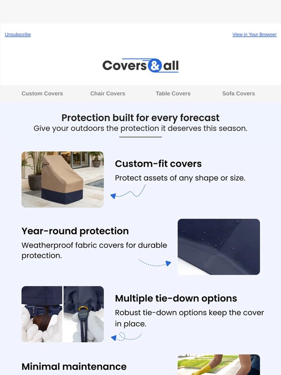 Custom-fit protection made for every forecast
