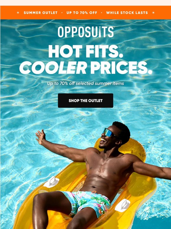☀️ Summer Outlet is open — up to 70% off