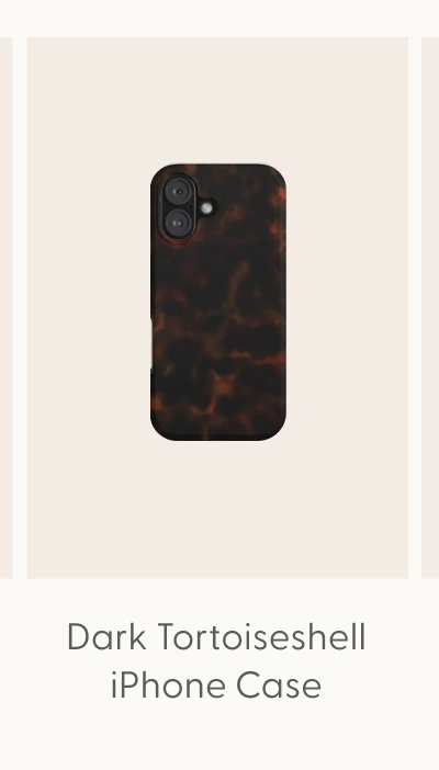 Tortoise Shell Pattern iPhone Case
