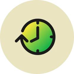 Icon of a clock