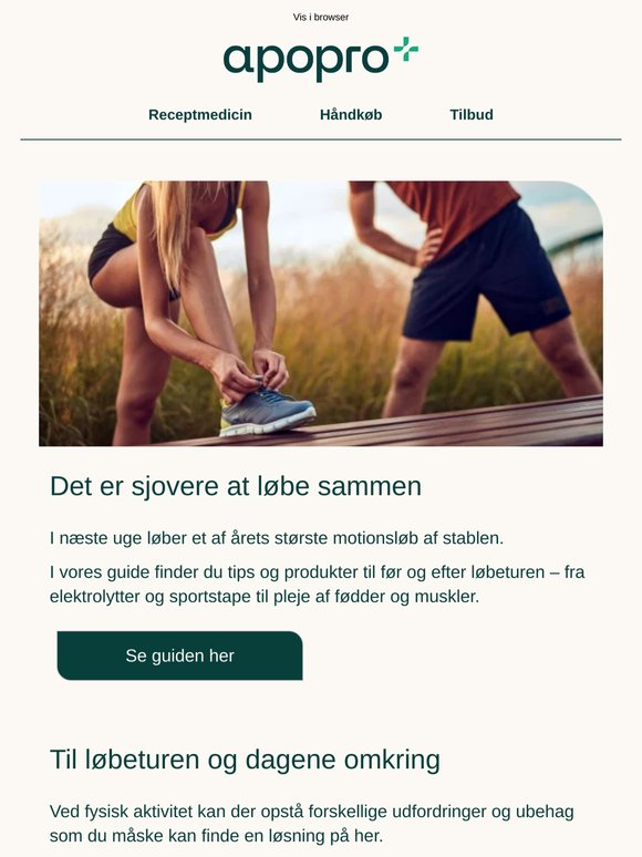 Klar til Royal Run og sommerens andre løbeture?